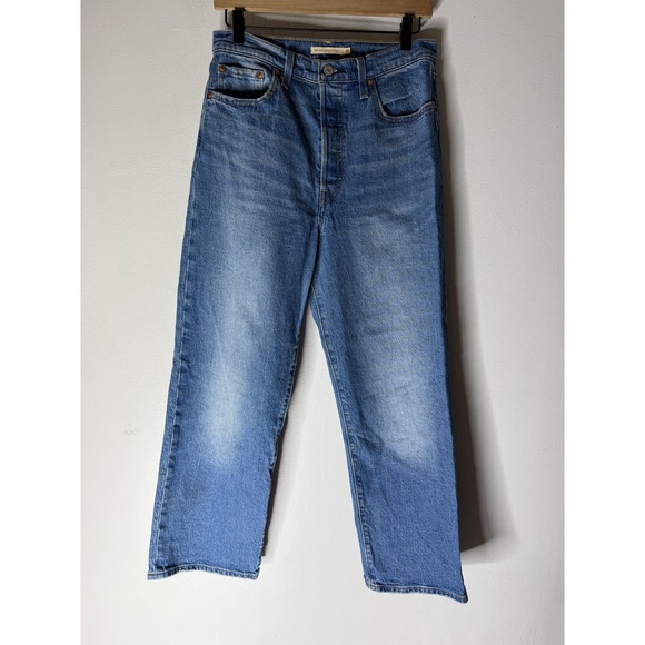 Levi's Denim - Levi's Ribcage straight ankle jeans blue size 29